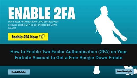 2fa fortnite|How to enable two.